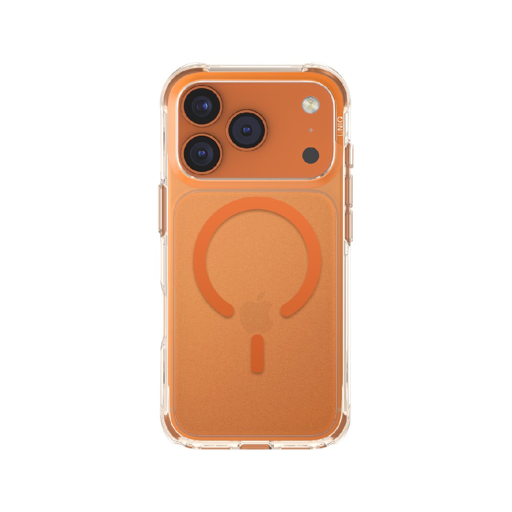 เคส Uniq iPhone 17 Pro Magclick Lifepro Xtreme Frost Clear/Volt Orange