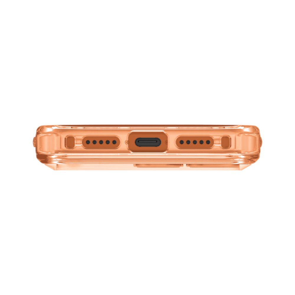 เคส Uniq iPhone 17 Pro Magclick Lifepro Xtreme Frost Clear/Volt Orange