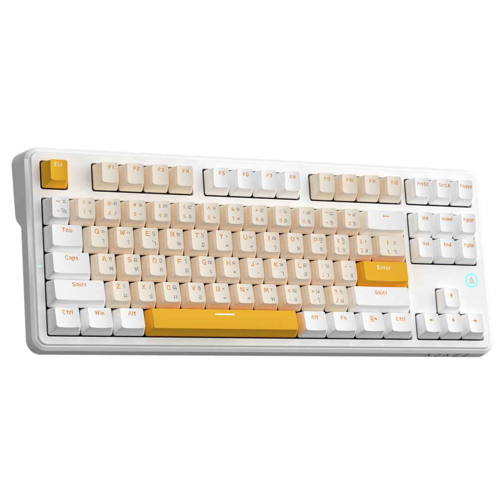 คีย์บอร์ดเกมมิ่ง Ajazz Gaming Keyboard AK870 V2 Mirror Moon Day Dream Switch