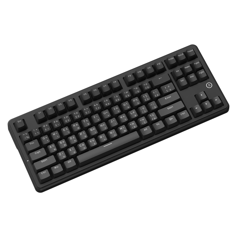 คีย์บอร์ดเกมมิ่ง Ajazz Gaming Keyboard AK870V2 Wired Black Red Switch