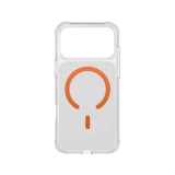เคส Uniq iPhone 17 Pro Max Magclick Lifepro Xtreme Frost Clear/Volt Orange