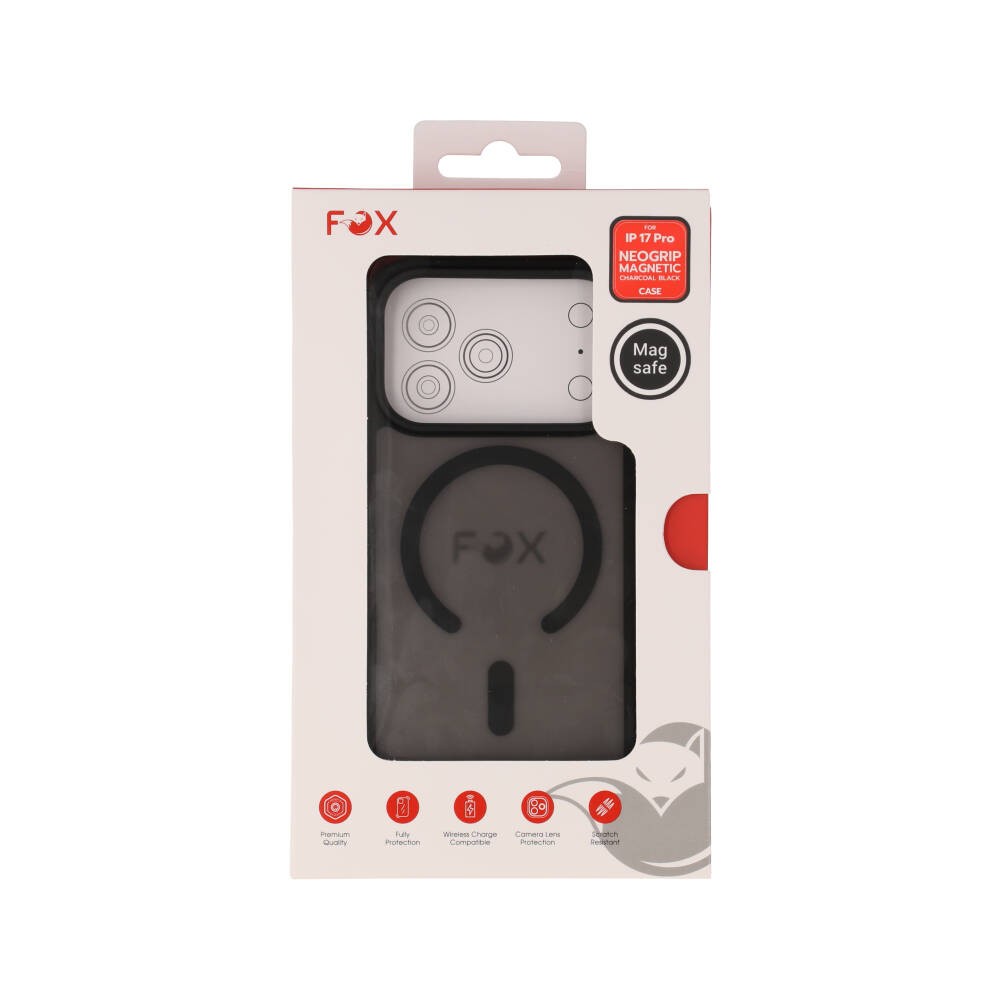 เคส FOX iPhone 17 Pro NeoGrip Magnetic Charcoal Black