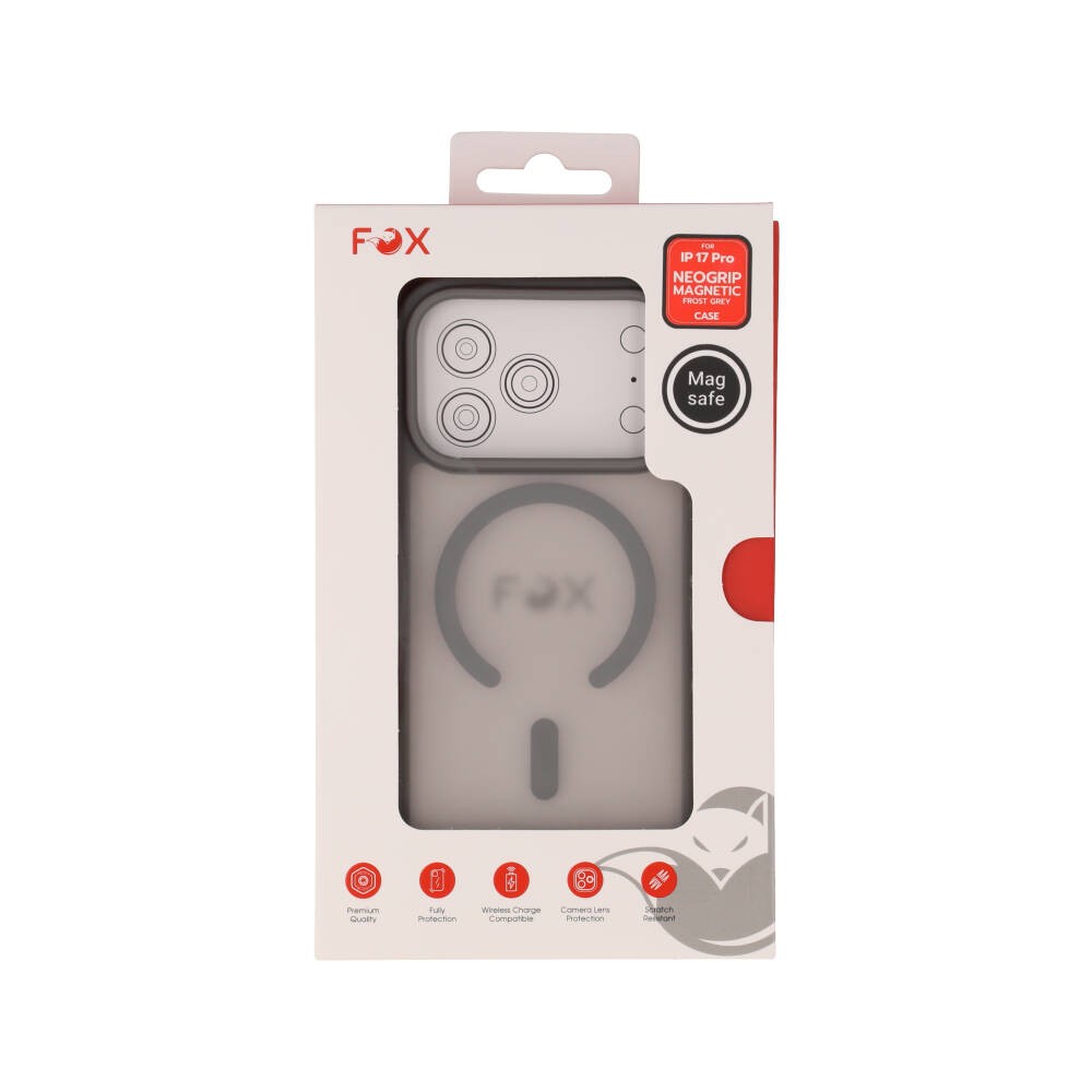 เคส FOX iPhone 17 Pro NeoGrip Magnetic Frost Gray