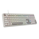 คีย์บอร์ดเกมมิ่ง Ajazz Gaming Keyboard AK980 Wired Retro