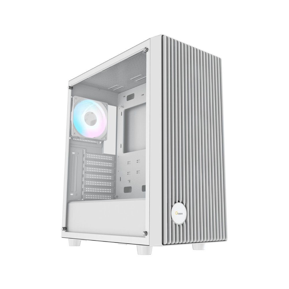 เคสคอมพิวเตอร์ OCYPUS GAMMA C70 ARGB White