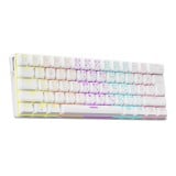 คีย์บอร์ดเกมมิ่ง Ajazz Gaming Keyboard NK61 White Wired Red Switch