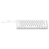 คีย์บอร์ดเกมมิ่ง Ajazz Gaming Keyboard NK61 White Wired Red Switch