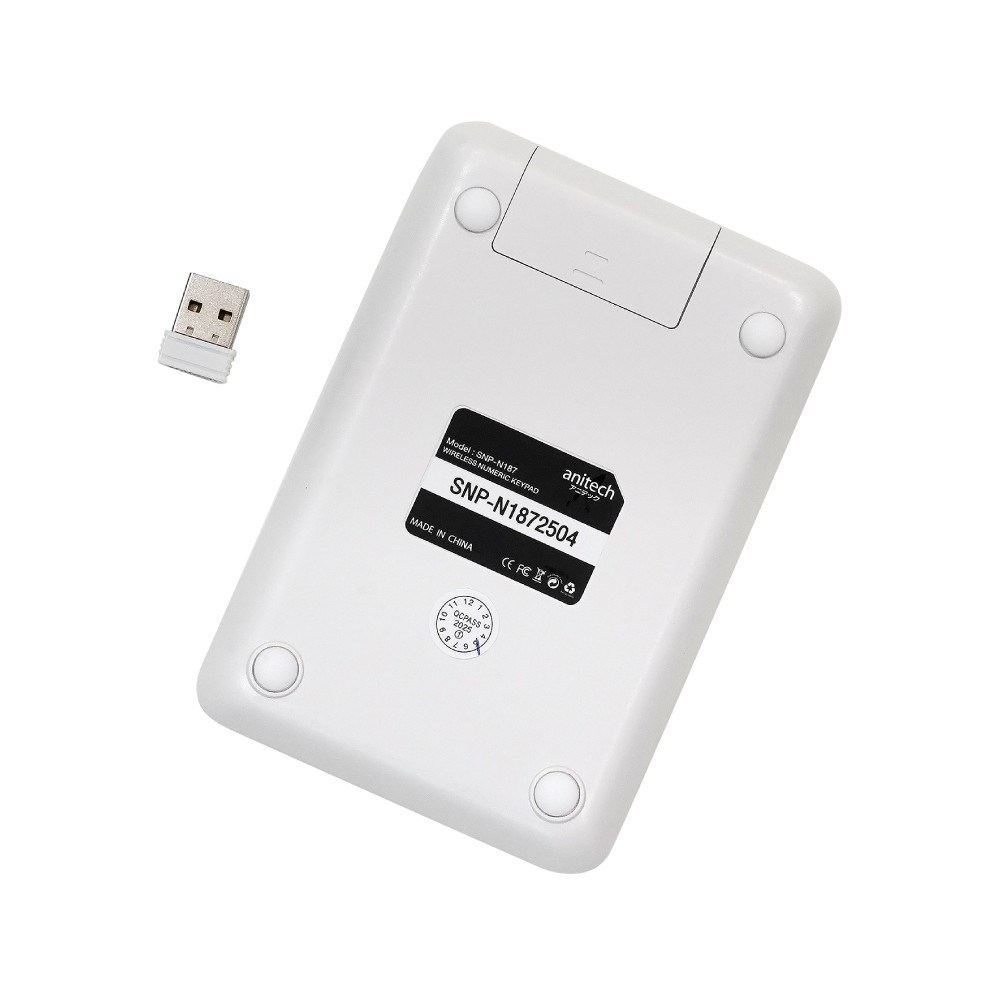 Anitech X Snoopy 3 คีย์บอร์ดตัวเลขไร้สาย รุ่น SNP-N187 White