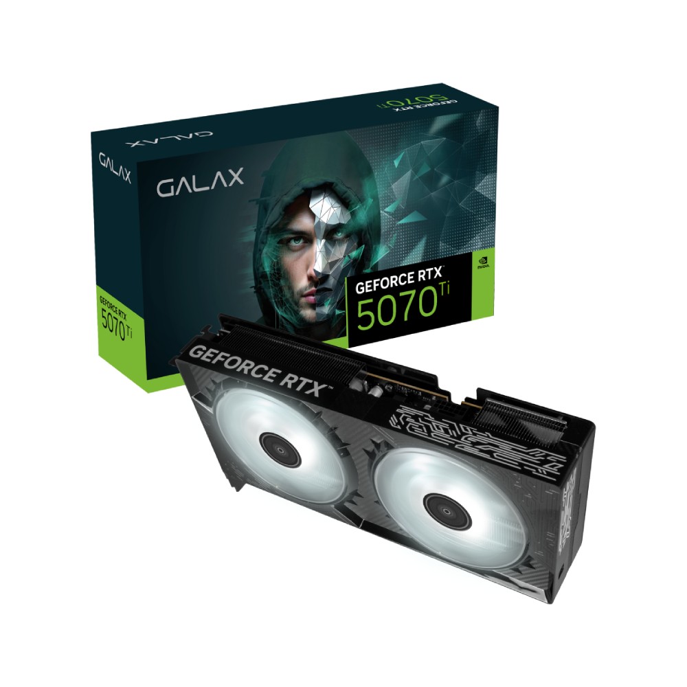 การ์ดจอ GALAX GeForce RTX 5070 Ti 1-Click OC 2X 16GB GDDR7 256-bit