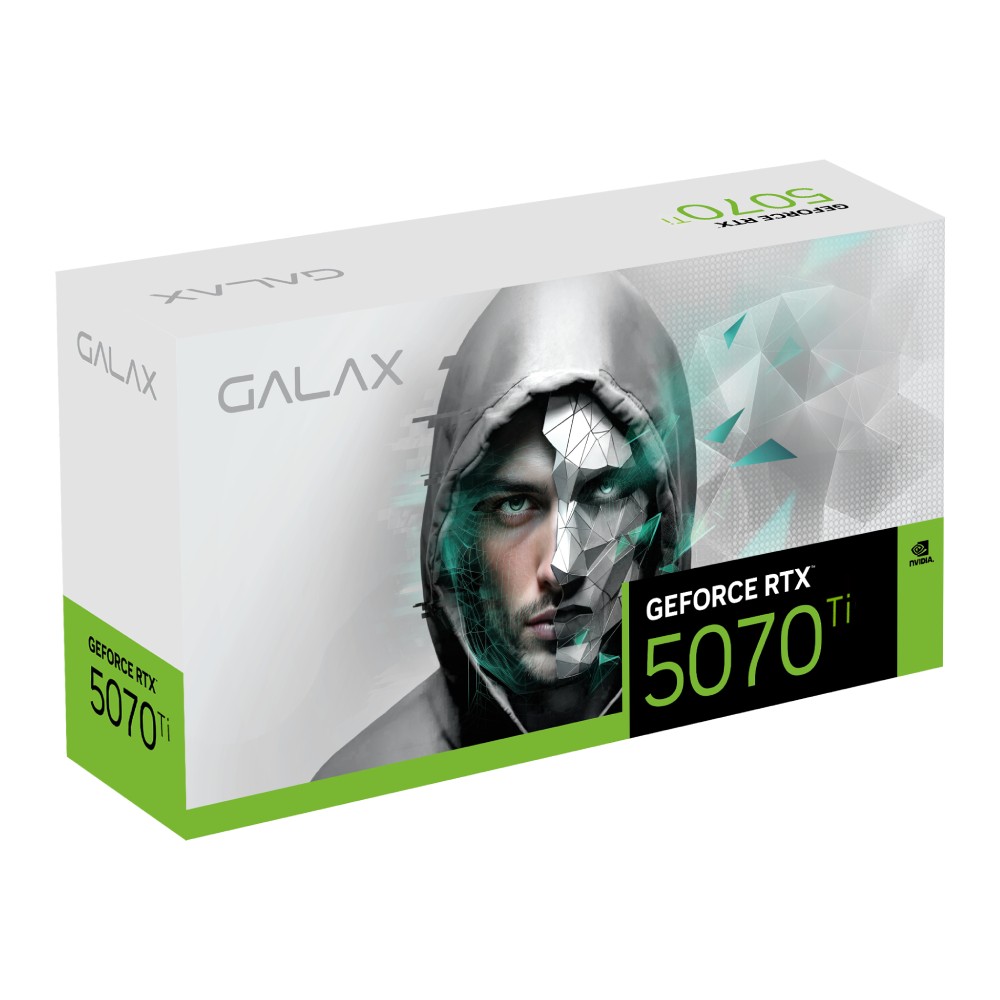 การ์ดจอ GALAX GeForce RTX 5070 Ti 1-Click OC 2X White 16GB GDDR7 256-bit