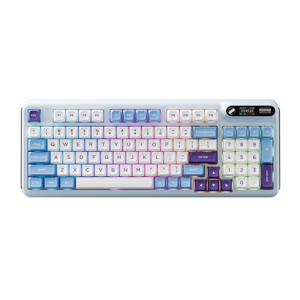 คีย์บอร์ดเกมมื่ง Royal Kludge Gaming Keyboard Z98 Blue Sea Rainbow Switch (EN)