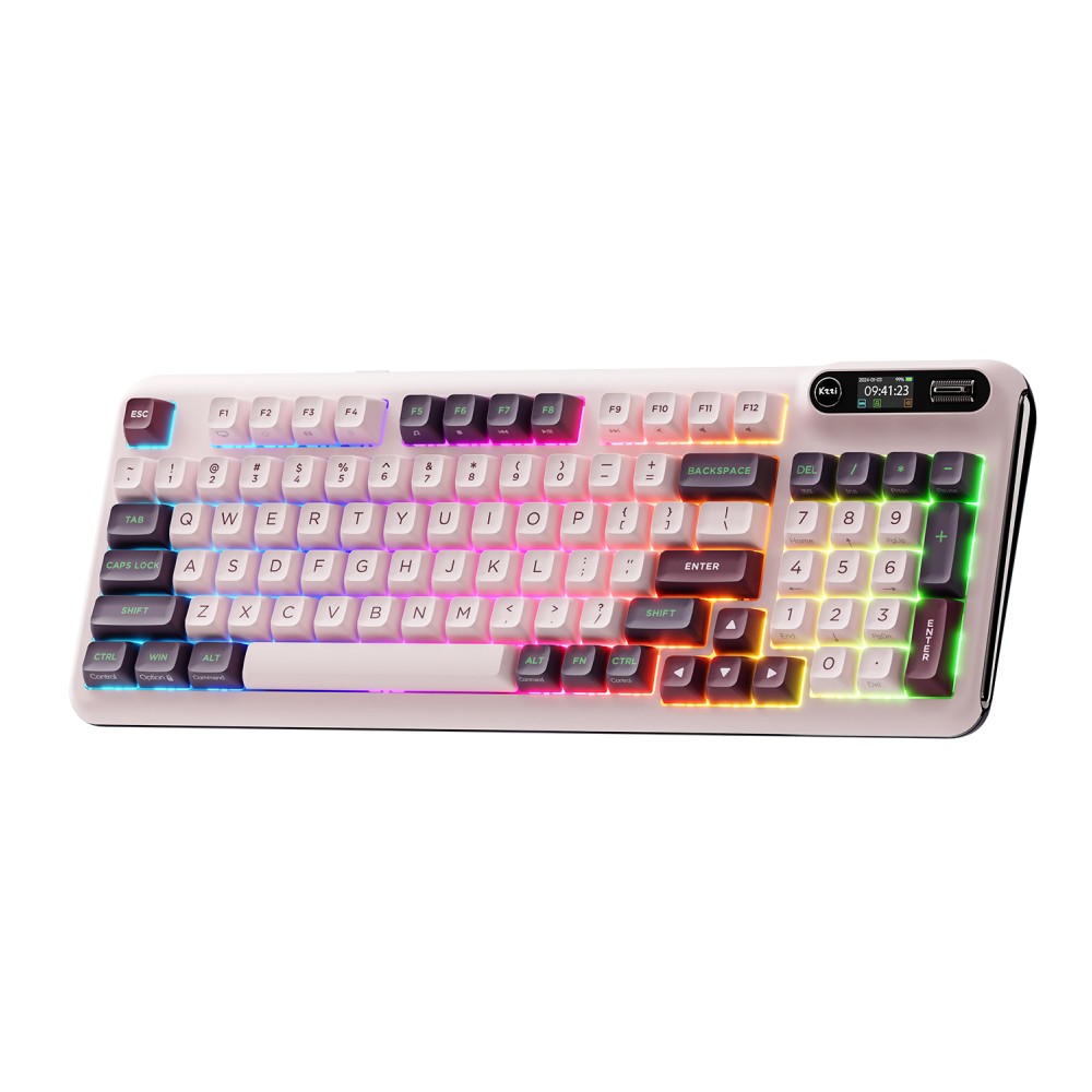 คีย์บอร์ดเกมมื่ง Royal Kludge Gaming Keyboard Z98 Nezuko Purple Rainbow Switch (EN)