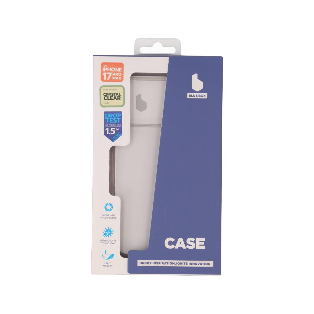 เคส Blue Box iPhone 17 Pro Max Crystal Clear