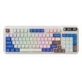 คีย์บอร์ดเกมมื่ง Royal Kludge Gaming Keyboard Z98 Latte Rainbow Switch (EN)