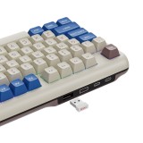 คีย์บอร์ดเกมมื่ง Royal Kludge Gaming Keyboard Z98 Latte Rainbow Switch (EN)