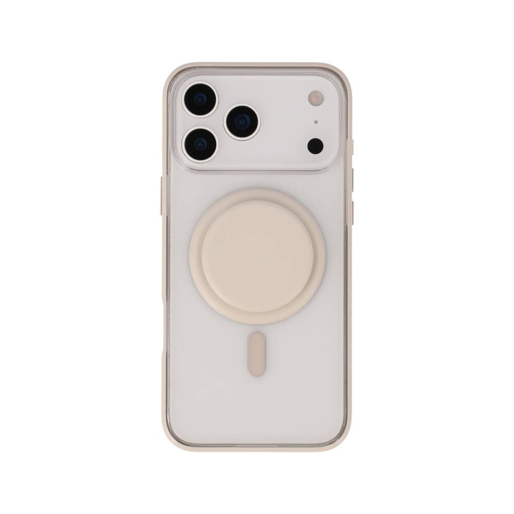 เคส Blue Box iPhone 17 Pro Max Beige Edge with magnetic Griptok