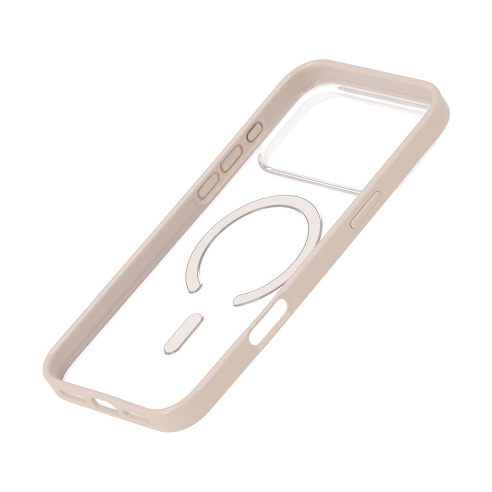 เคส Blue Box iPhone 17 Pro Max Beige Edge with magnetic Griptok