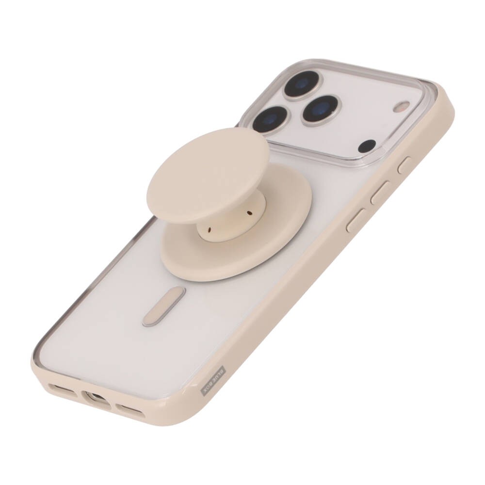 เคส Blue Box iPhone 17 Pro Max Beige Edge with magnetic Griptok