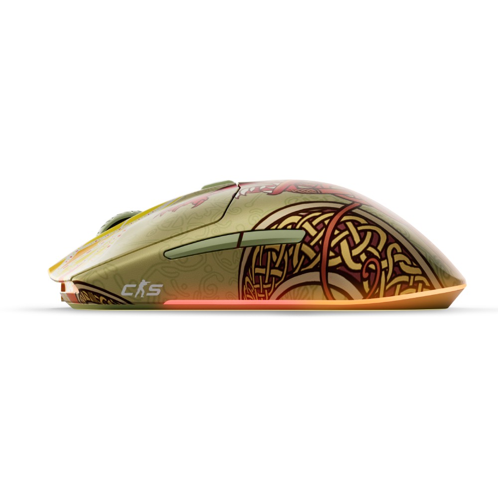 เมาส์เกมมิ่ง SteelSeries Gaming Mouse Aerox 3 Wireless CS2 Dragon Lore Edition