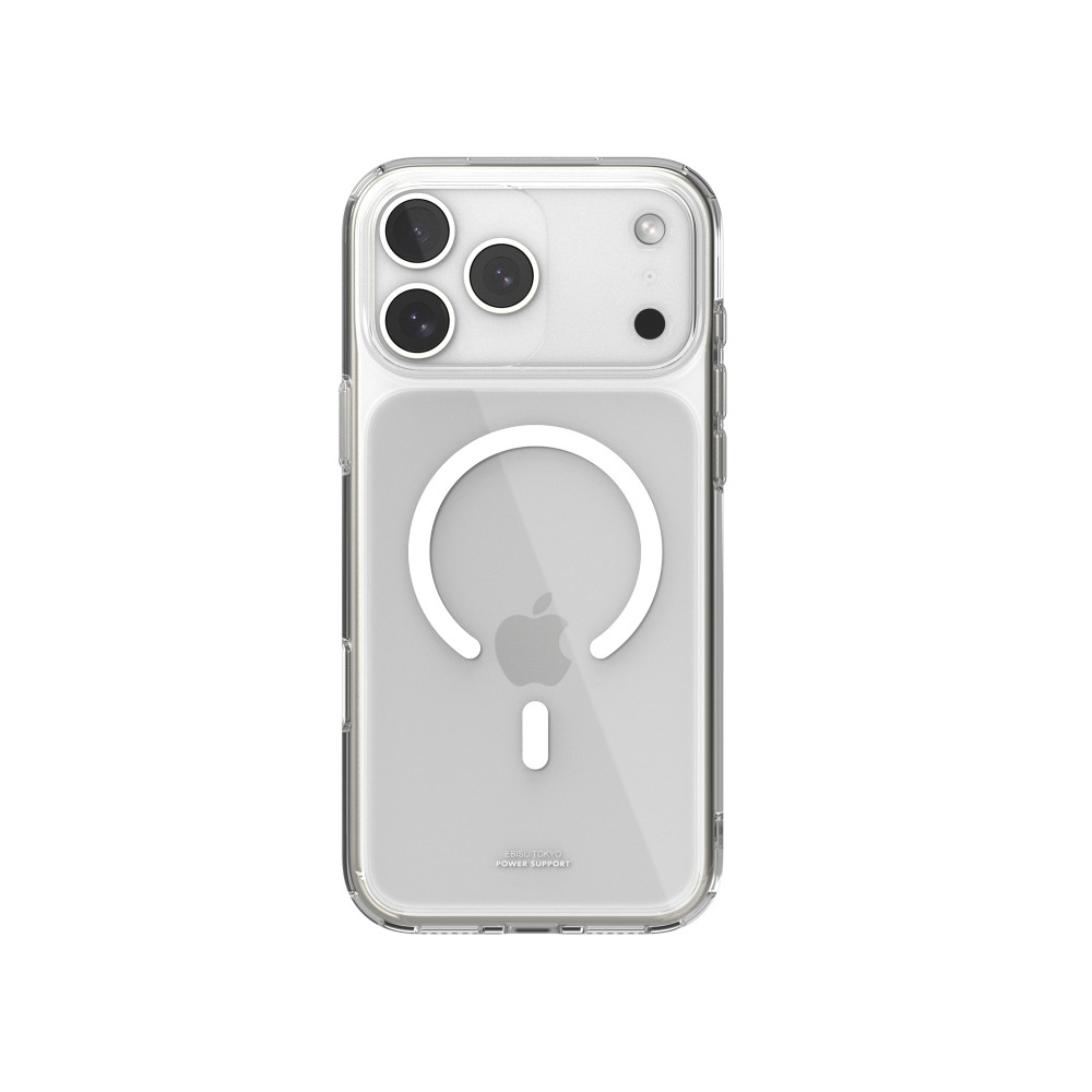 เคส Power Support iPhone 18 Pro/17 Pro Air Jacket Mag Hybrid with Camera Button - Crystal Clear