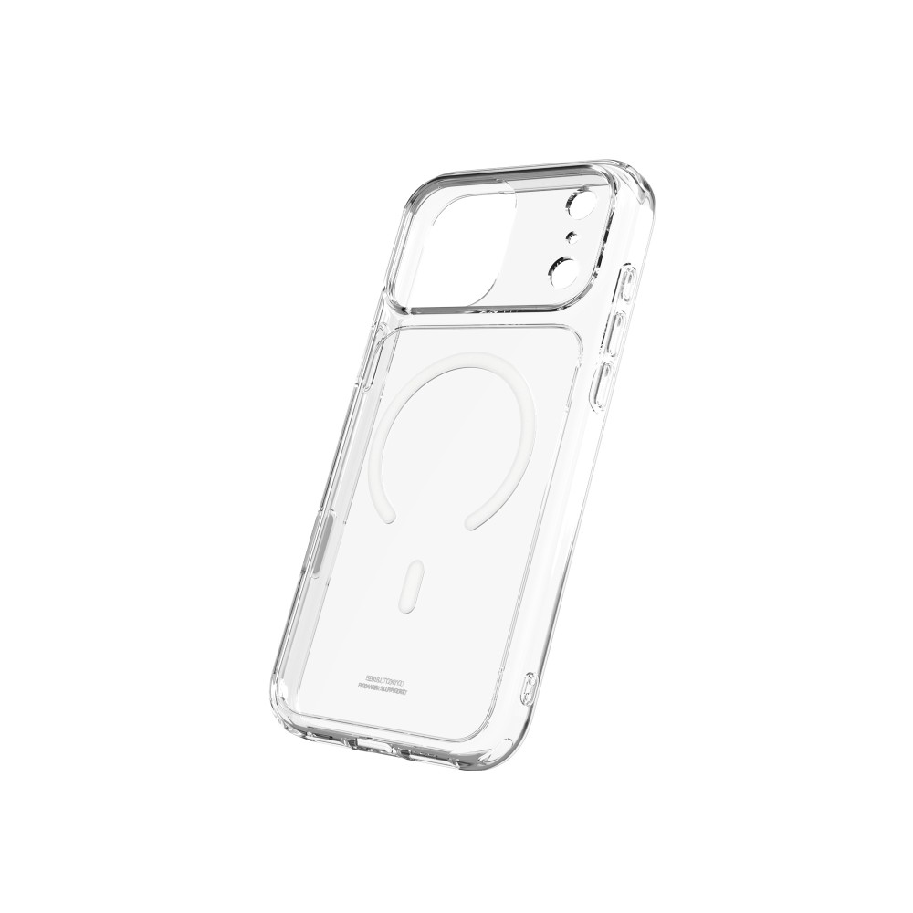 เคส Power Support iPhone 18 Pro/17 Pro Air Jacket Mag Hybrid with Camera Button - Crystal Clear