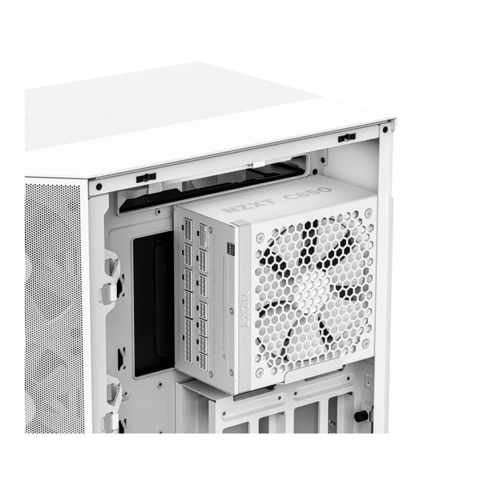 พาวเวอร์ซัพพลาย NZXT C850 850Watt 80 Plus Gold White (PA-8G2BW-US)