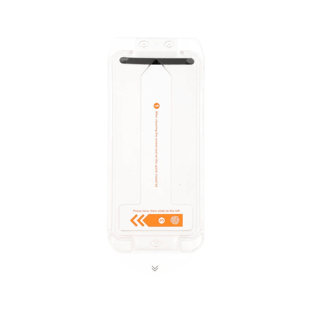 ฟิล์มกันรอย TECHPRO iPhone 13/13pro/14/16e/17e EZGuard Tempered Glass Kit HD
