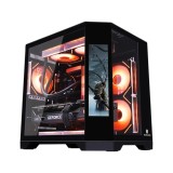 เคสคอมพิวเตอร์ WJCOOLMAN Dreamer LCD Mini M-ATX - Black