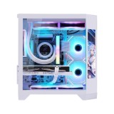 เคสคอมพิวเตอร์ WJCOOLMAN Dreamer LCD Mini M-ATX White