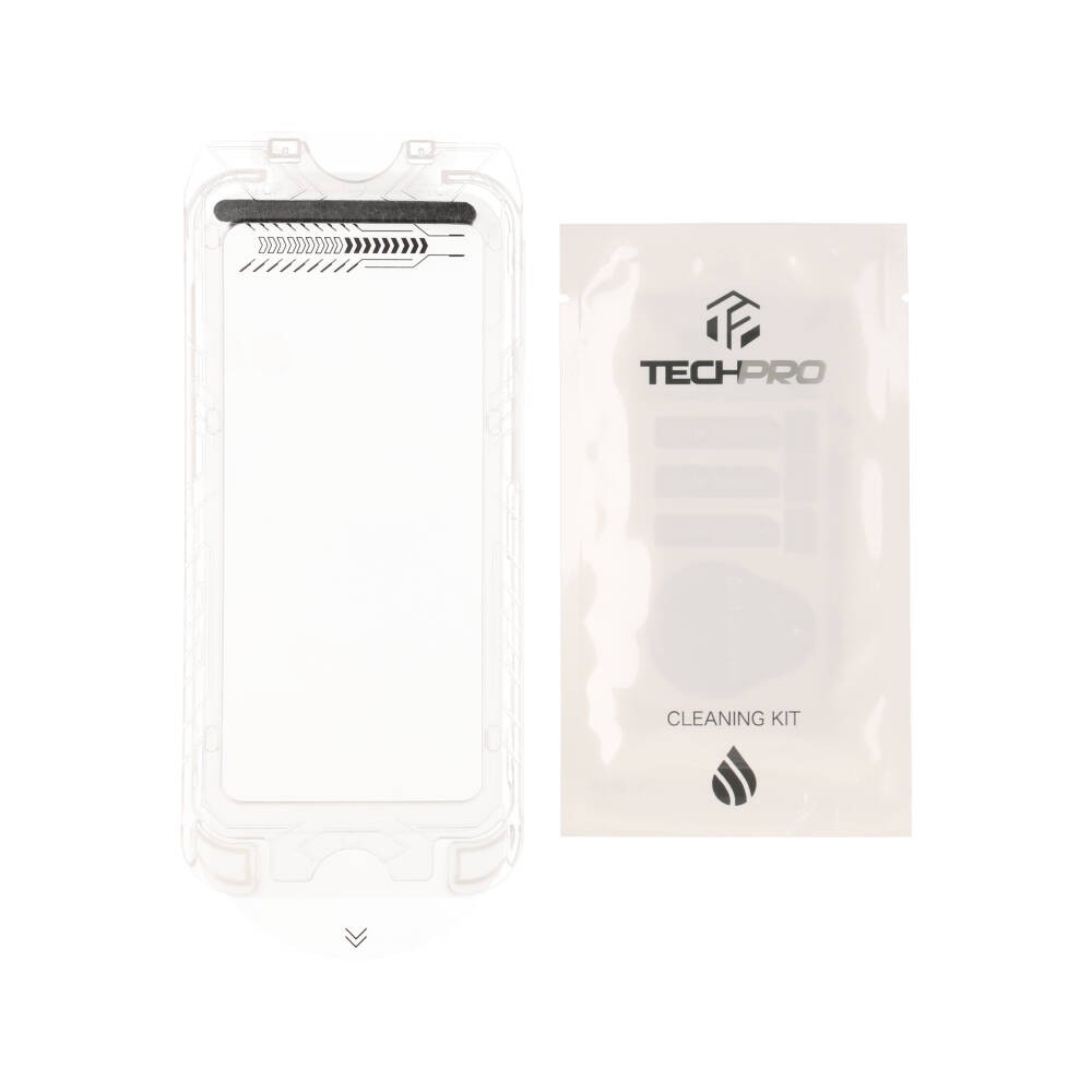 ฟิล์มกันรอย TECHPRO EZGuard Tempered Glass Kit HD iPhone 16 Pro