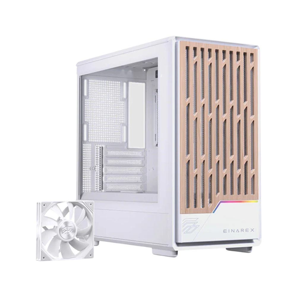 เคสคอมพิวเตอร์ EINAREX PM400-Core White (EXCS-PM-400C-W)