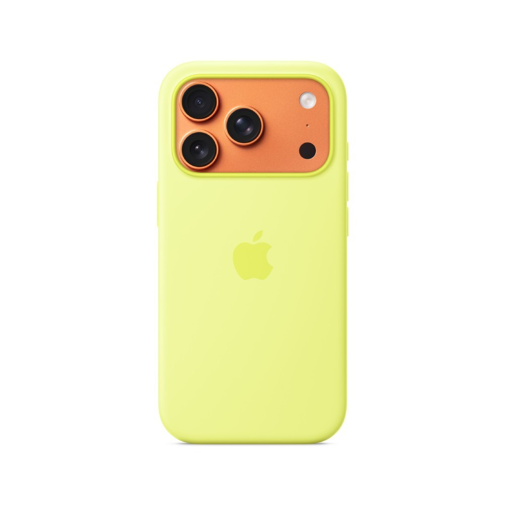 Apple iPhone 17 Pro Silicone Case with MagSafe - Neon Yellow