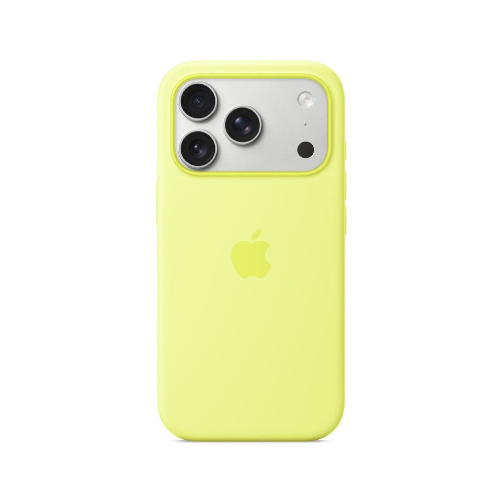 Apple iPhone 17 Pro Silicone Case with MagSafe - Neon Yellow