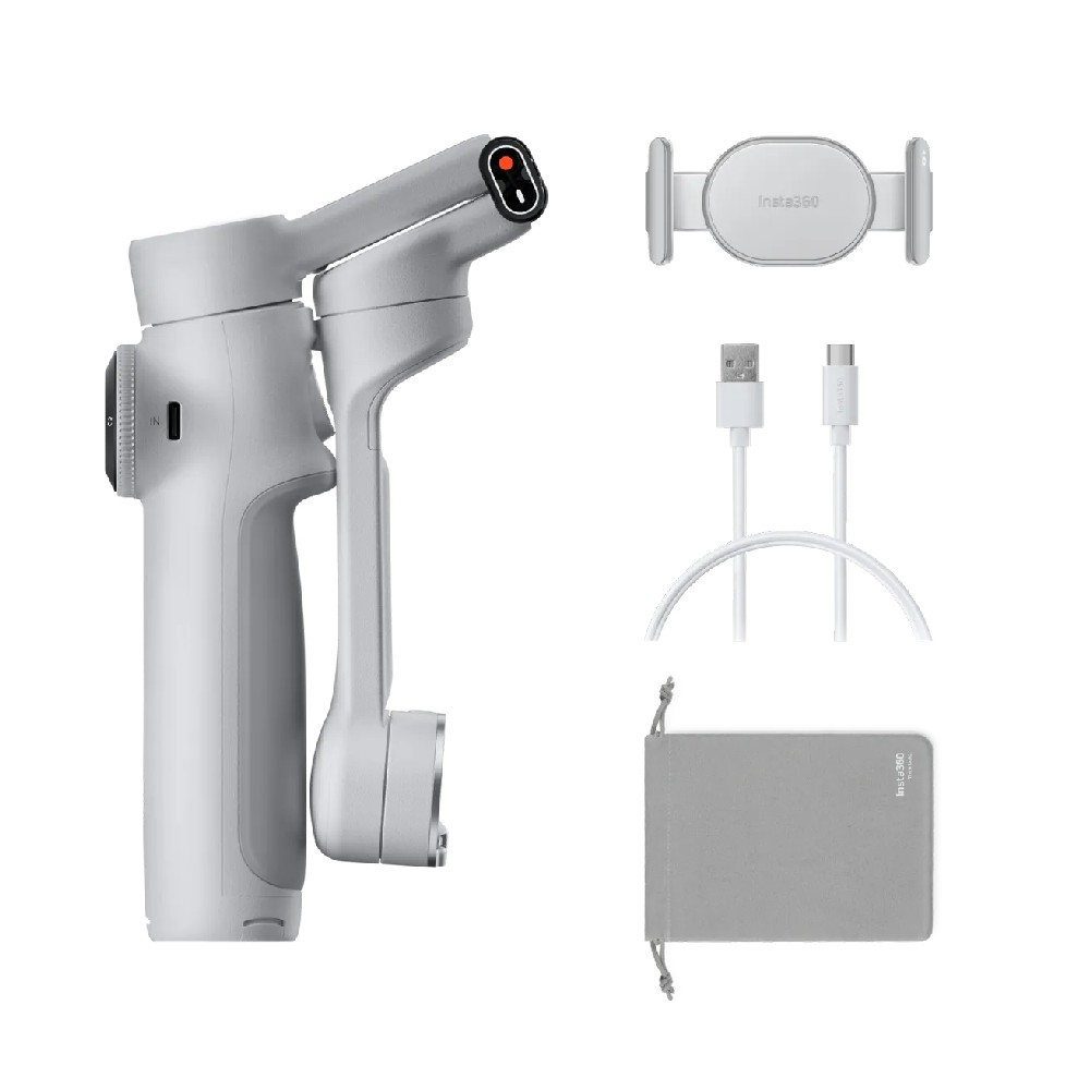 ไม้กันสั่น Insta360 Flow 2 AI Tracker Bundle Stone Gray