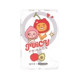 QPLUS x KAKAO Friends กระเป๋าใส่บัตร Magnetic Card Wallet Juicy Apeach Clear