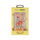 QPLUS x KAKAO Friends กระเป๋าใส่บัตร Magnetic Card Wallet Juicy Cherry Clear
