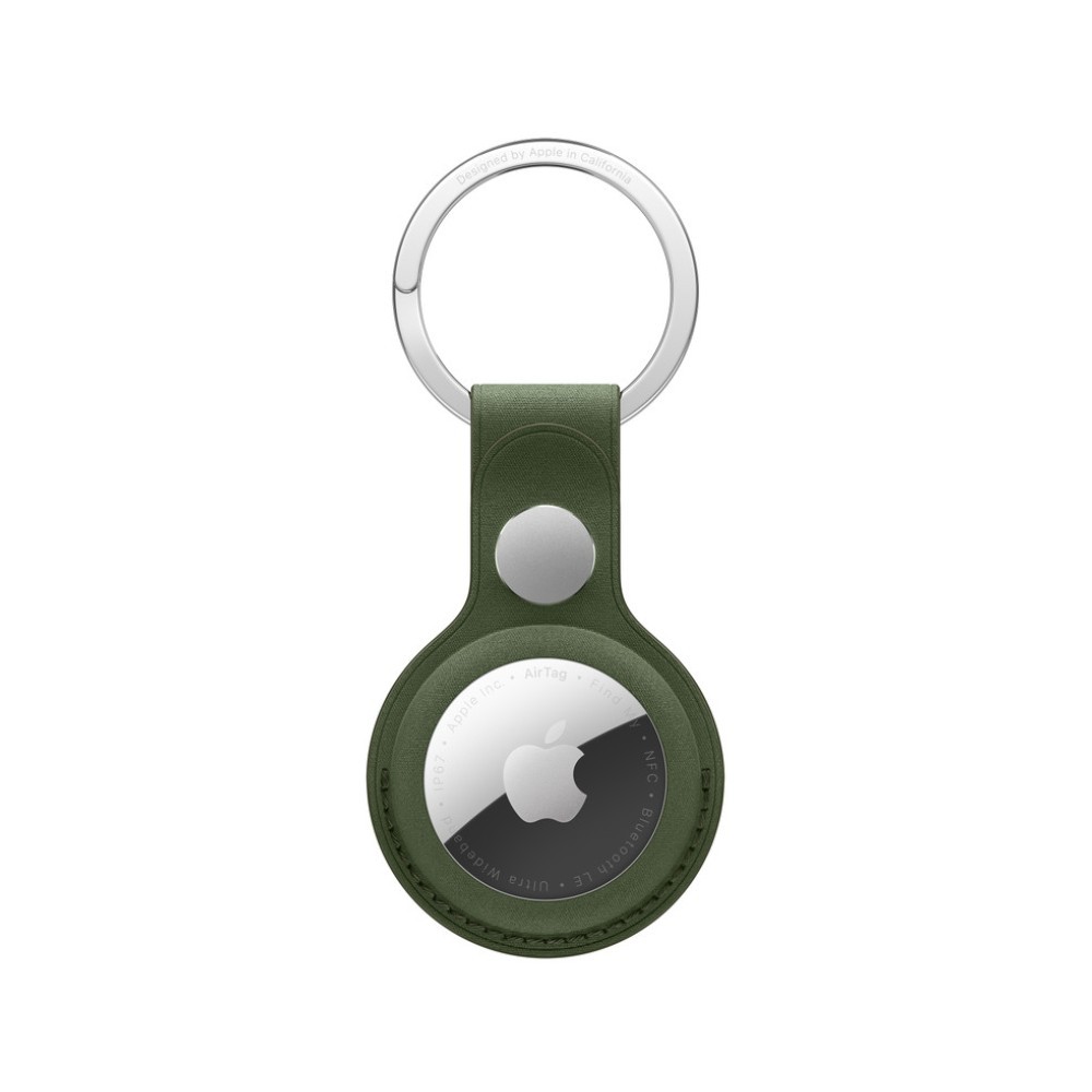Apple AirTag FineWoven Key Ring - Moss