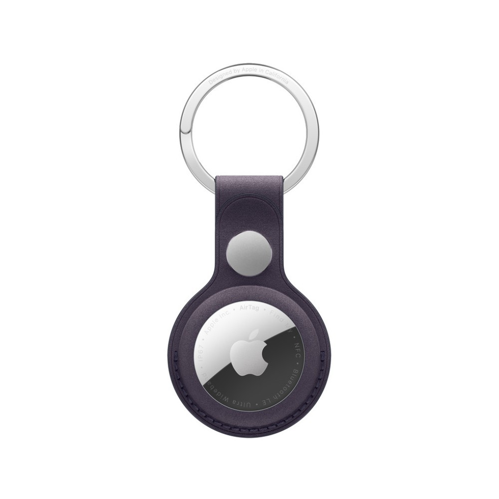 Apple AirTag FineWoven Key Ring - Midnight Purple