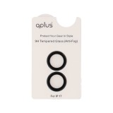 ฟิล์มกันเลนส์ QPLUS Camera Ring Lens iPhone 17 Black