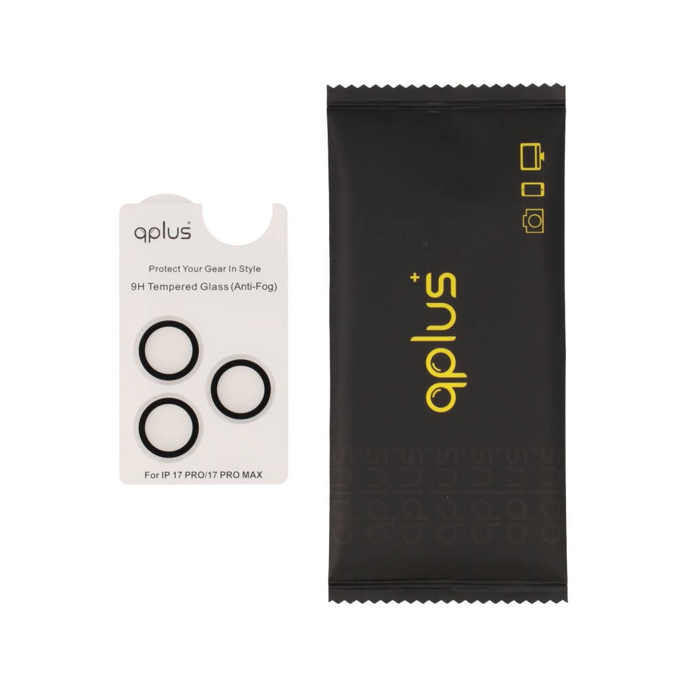 ฟิล์มกันเลนส์ QPLUS Camera Ring Lens iPhone 17 Pro/17 Pro Max Clear