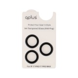 ฟิล์มกันเลนส์ QPLUS Camera Ring Lens iPhone 17 Pro/17 Pro Max Black