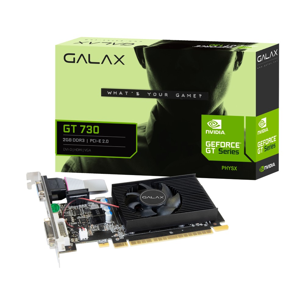การ์ดจอ GALAX GeForce GT 730 4GB DDR3 128-bit