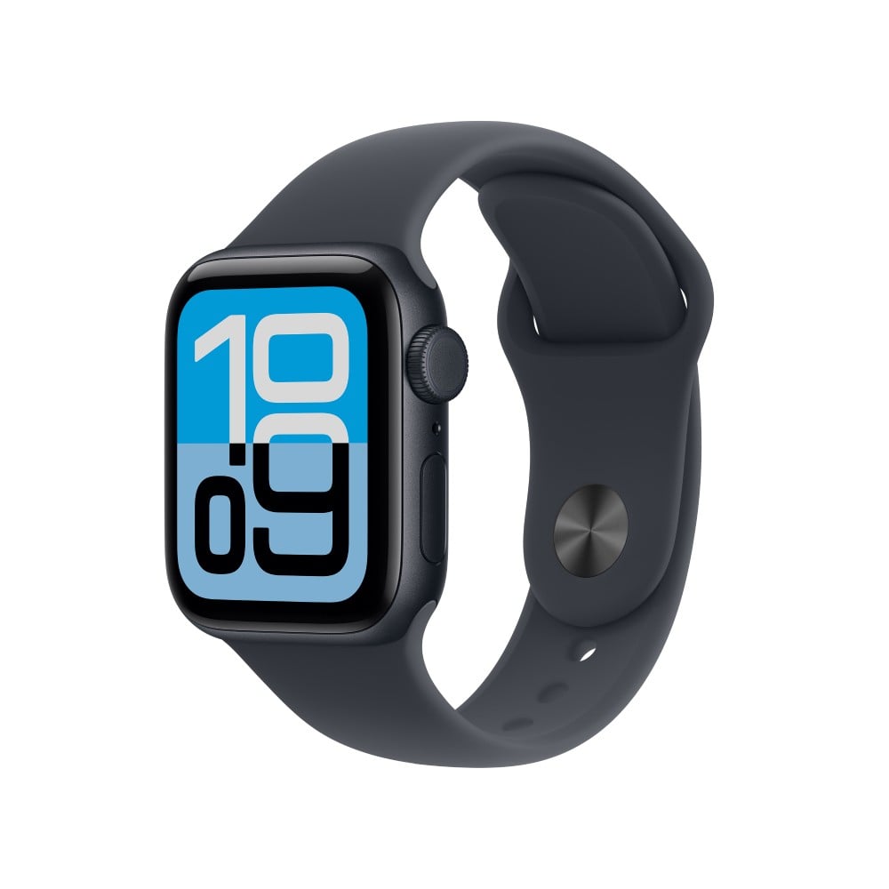 Apple Watch SE 3 GPS + Cellular 40mm Midnight Aluminium Case with Midnight Sport Band - S/M