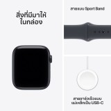 Apple Watch SE 3 GPS 44mm Midnight Aluminium Case with Midnight Sport Band - M/L