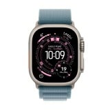 Apple Watch Ultra 3 GPS + Cellular 49mm Natural Titanium Case with Light Blue Alpine Loop - Small