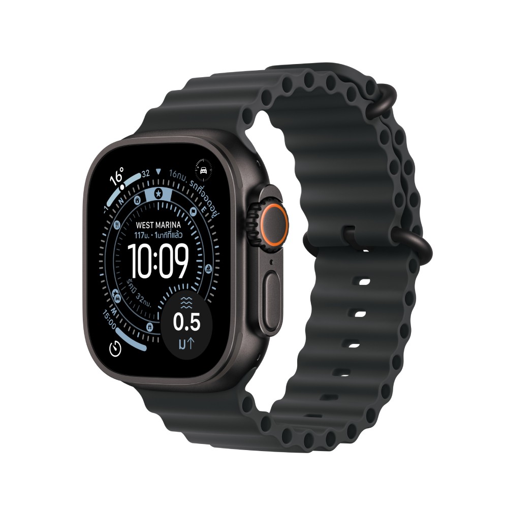 Apple Watch Ultra 3 GPS + Cellular 49mm Black Titanium Case with Black Ocean Band