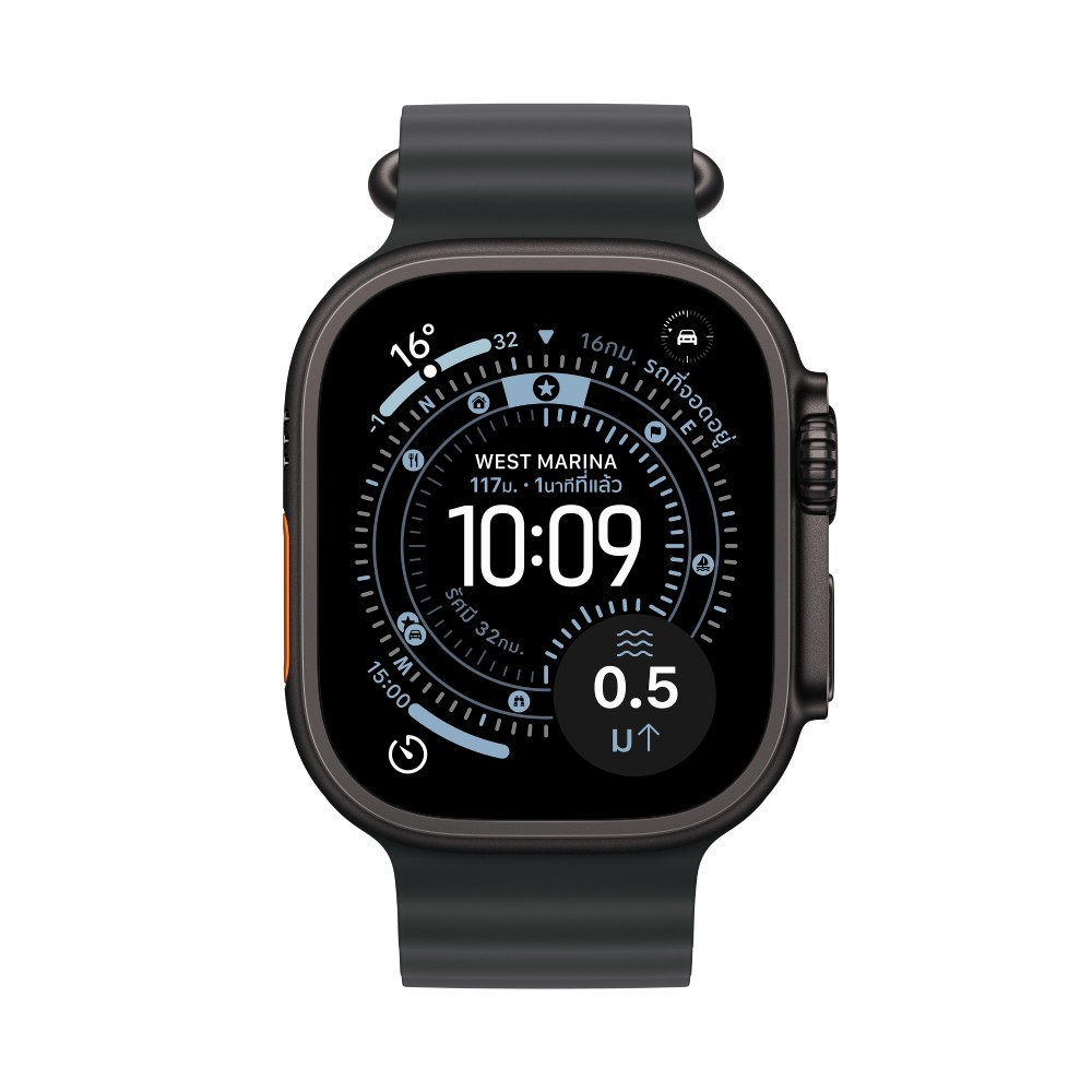 Apple Watch Ultra 3 GPS + Cellular 49mm Black Titanium Case with Black Ocean Band
