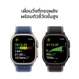 Apple Watch Ultra 3 GPS + Cellular 49mm Natural Titanium Case with Anchor Blue Ocean Band