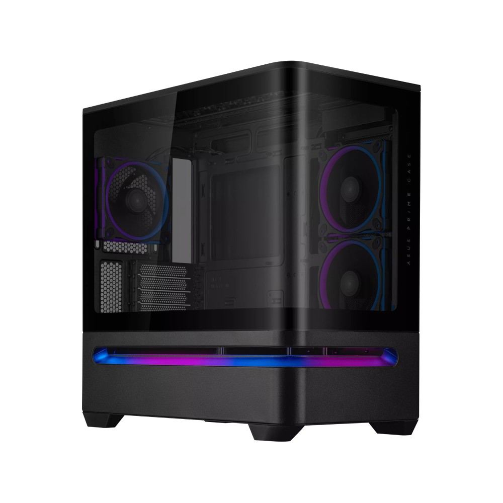 เคสคอมพิวเตอร์ ASUS Prime AP202 ARGB Black (with Fan)