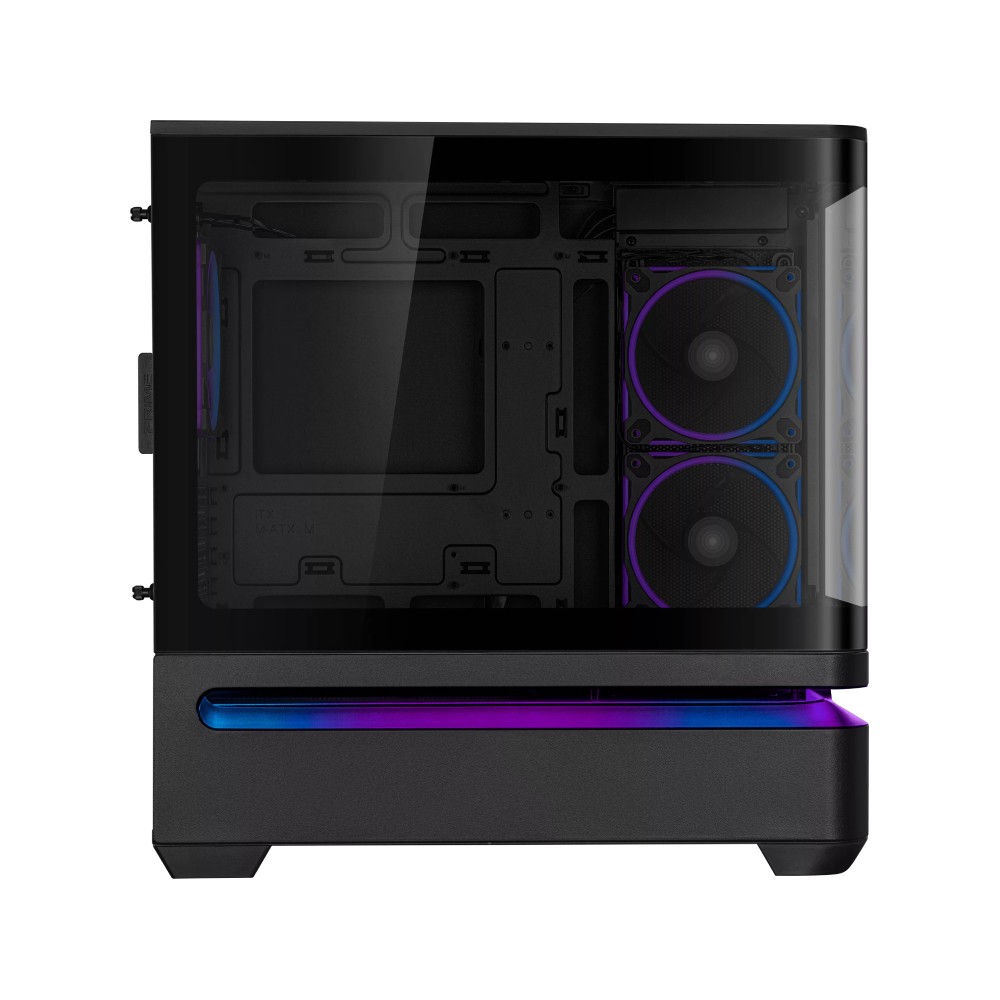 เคสคอมพิวเตอร์ ASUS Prime AP202 ARGB Black (with Fan)
